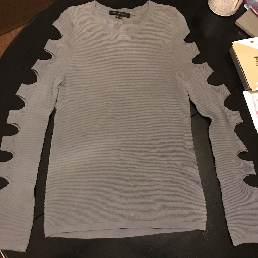 Skull Cashmere Deana Gray Sweater